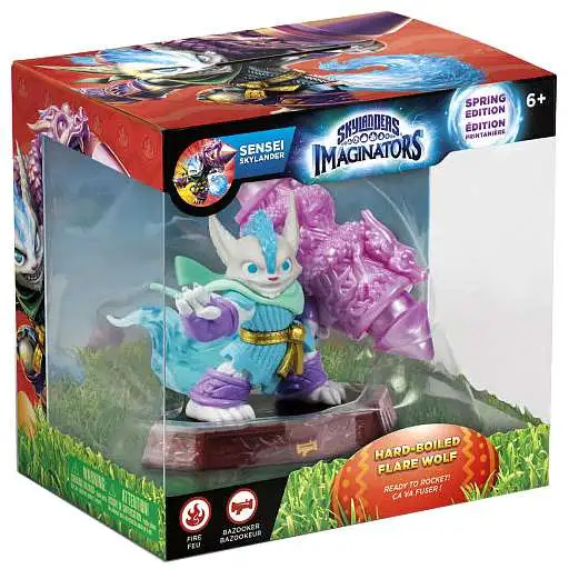 Skylanders Imaginators Sensei Hard-Boiled Flare Wolf Figure
