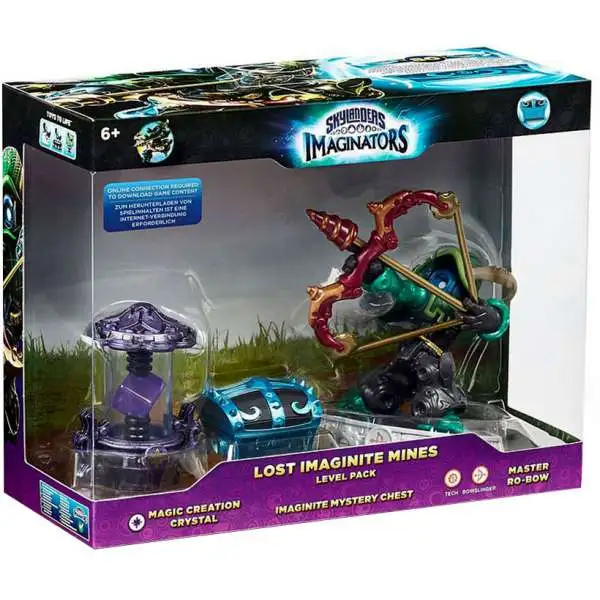 Skylanders Imaginators Lost Imaginite Mines Exclusive Level Pack [Magic Creation Crystal, Imaginite Mystery Chest & master Ro-Bow]