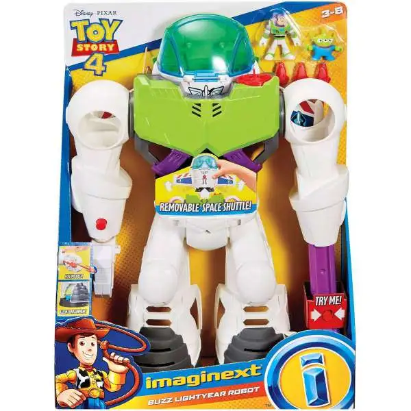 Fisher Price Disney / Pixar Imaginext Toy Story 4 Buzz Lightyear Robot Playset
