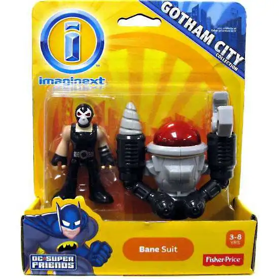 Fisher Price DC Super Friends Imaginext Gotham City Bane Suit Exclusive 3-Inch Mini Figure