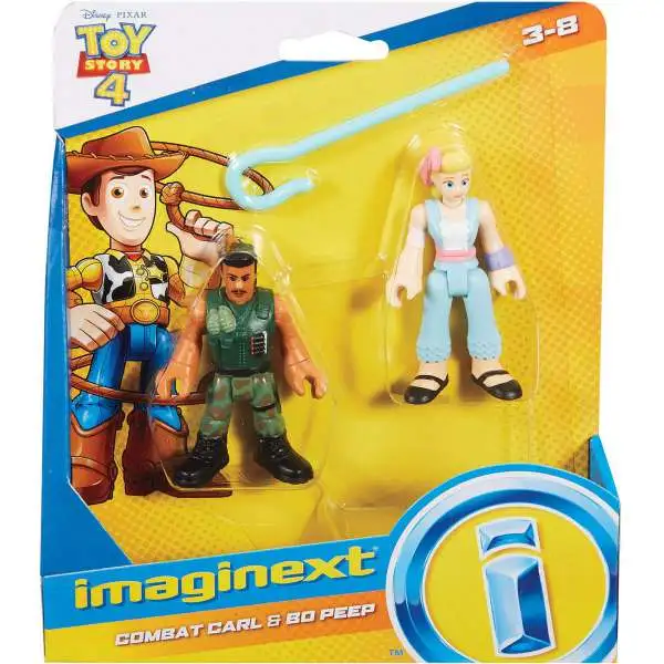 Fisher Price Disney / Pixar Imaginext Toy Story 4 Combat Carl & Bo Peep Figure Set