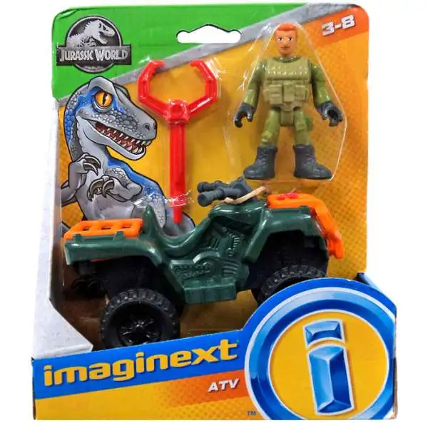 Fisher Price Jurassic World Imaginext ATV Figure Set