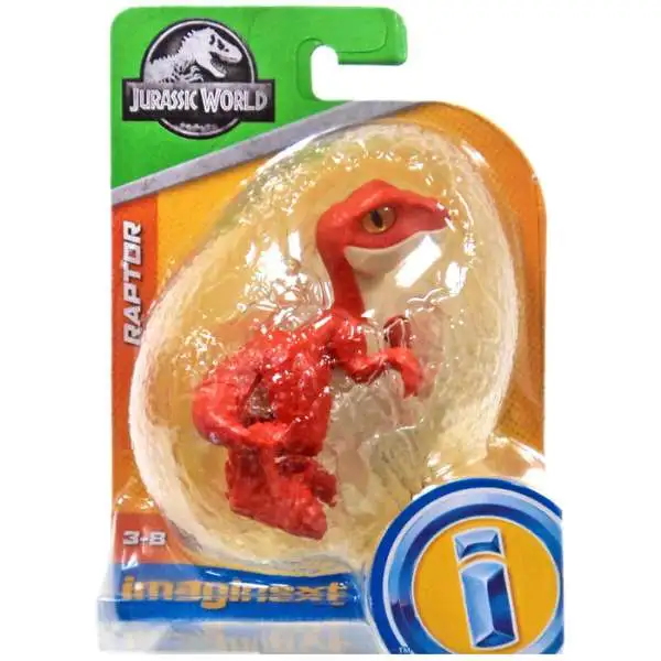Fisher Price Jurassic World Imaginext Raptor Mini Figure [Red]