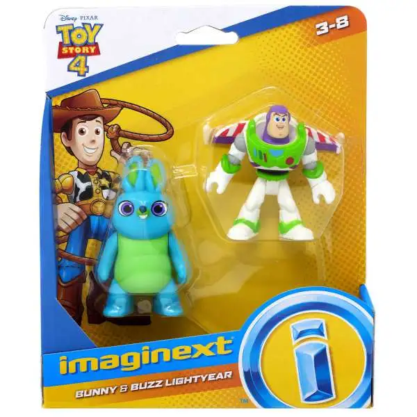 Fisher Price Disney / Pixar Imaginext Toy Story 4 Bunny & Buzz Lightyear Figure Set