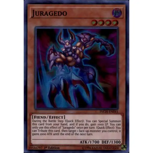 YuGiOh Trading Card Game The Infinity Chasers Super Rare Juragedo INCH-EN041