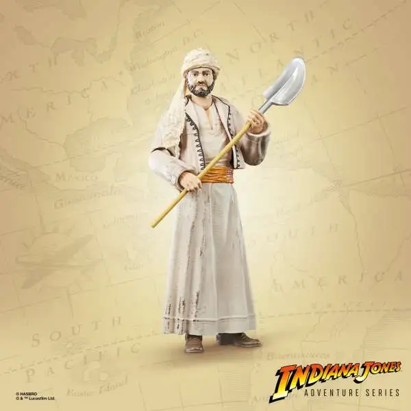 Indiana Jones Raiders of the Lost Ark Adventure Series Sallah Action Figure (Pre-Order ships February)