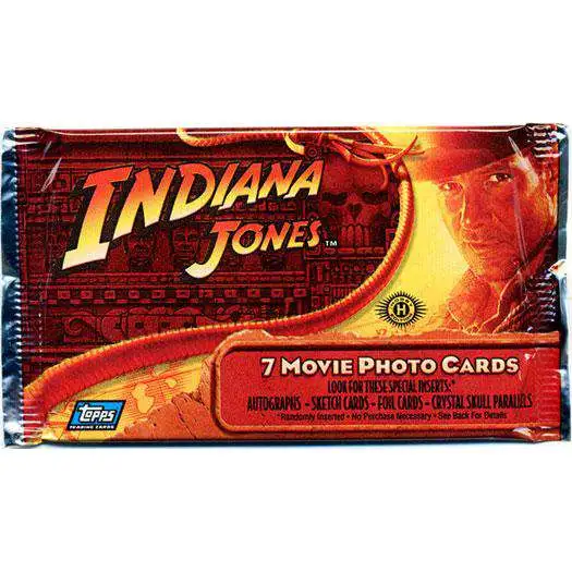 Indiana Jones Kingdom of the Crystal Skull Trading Card Pack