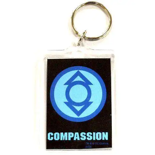 DC Green Lantern Blackest Night Indigo Compassion Keychain