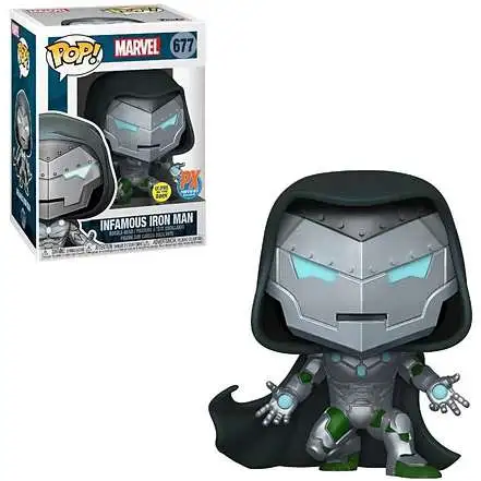 Funko POP! Marvel Infamous Iron Man Exclusive Vinyl Figure #677 [Glows in the Dark]