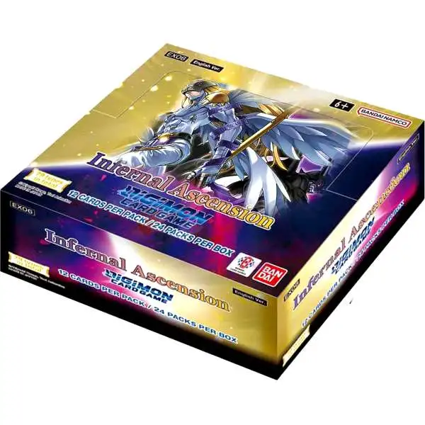 Digimon Trading Card Game Infernal Ascension Booster Box EX06 [24 Packs]