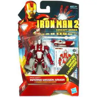 Iron Man 2 Concept Series Inferno Mission Iron Man Action Figure #13