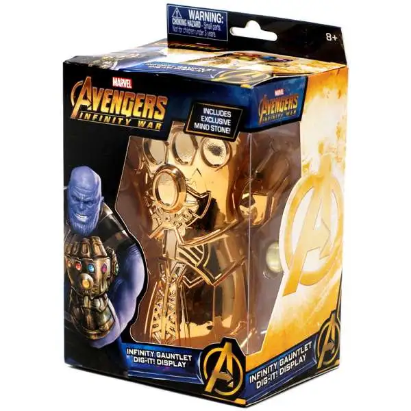 Marvel Avengers Infinity War Infinity Gauntlet Dig-It! Display [with Mind Stone]