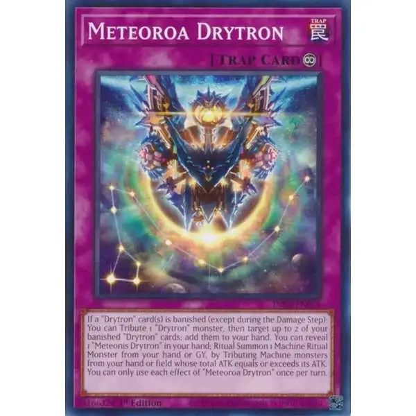YuGiOh Trading Card Game The Infinite Forbidden Common Meteoroa Drytron INFO-EN076