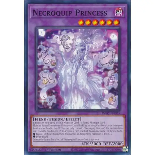 YuGiOh Trading Card Game The Infinite Forbidden Common Necroquip Princess INFO-EN085