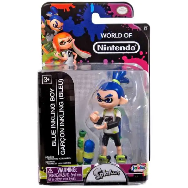World of Nintendo Inkling Boy 2.5-Inch Mini Figure