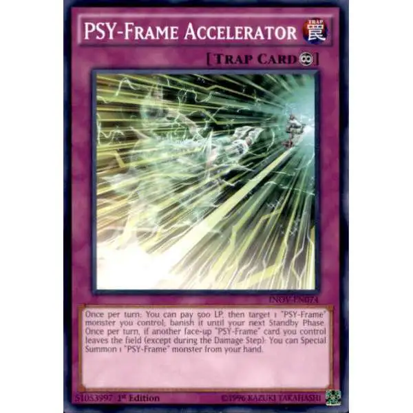 YuGiOh Invasion: Vengeance Common PSY-Frame Accelerator INOV-EN074