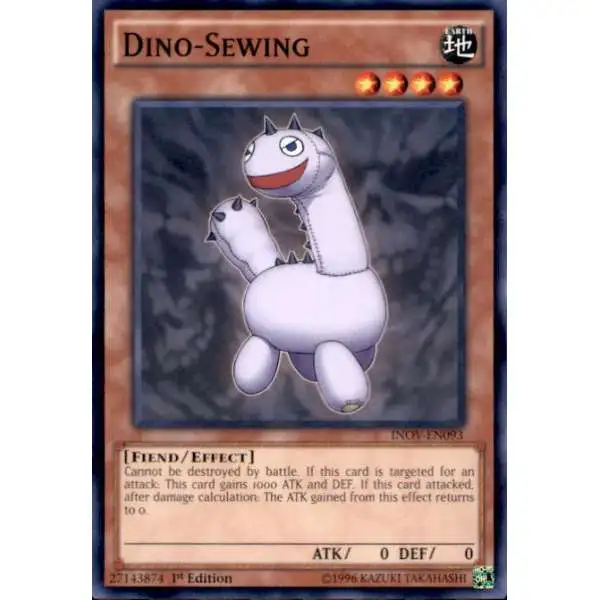 YuGiOh Invasion: Vengeance Common Dino-Sewing INOV-EN093