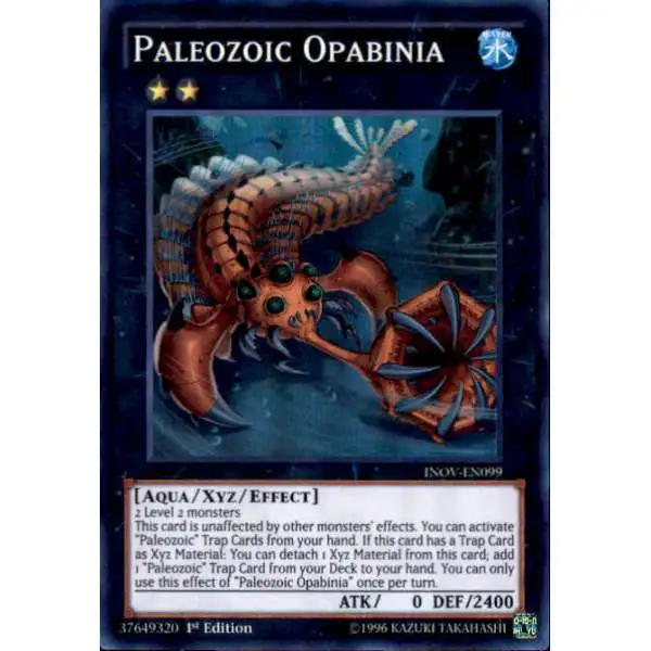 YuGiOh Invasion: Vengeance Super Rare Paleozoic Opabinia INOV-EN099