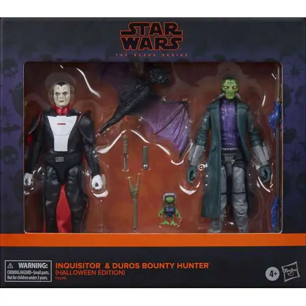 Star Wars Black Series Inquisitor & Duros Bounty Hunter Exclusive Action Figure 2-Pack [Halloween Edition]