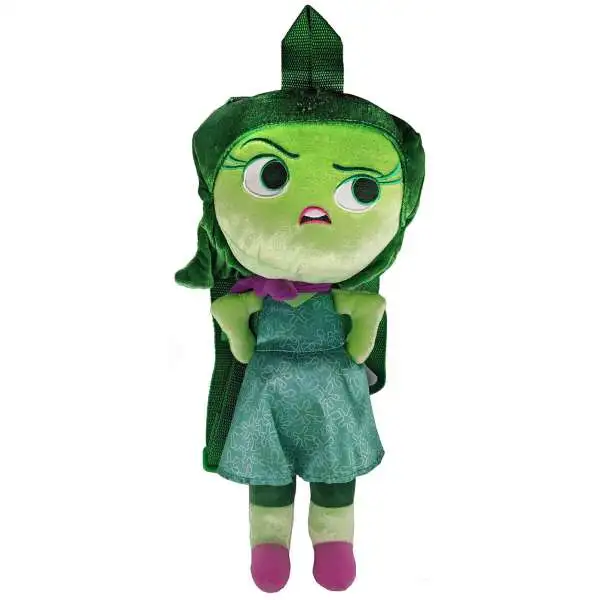 Disney / Pixar Inside Out Disgust 15-Inch Plush Backpack