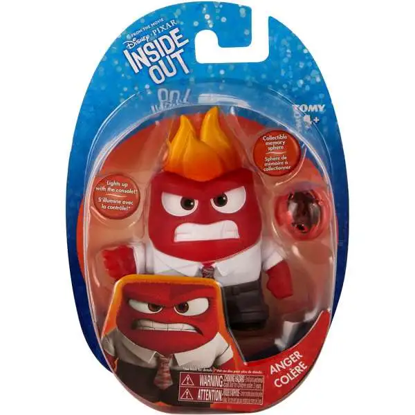 Disney / Pixar Inside Out Anger Action Figure [Memory Sphere, Loose]