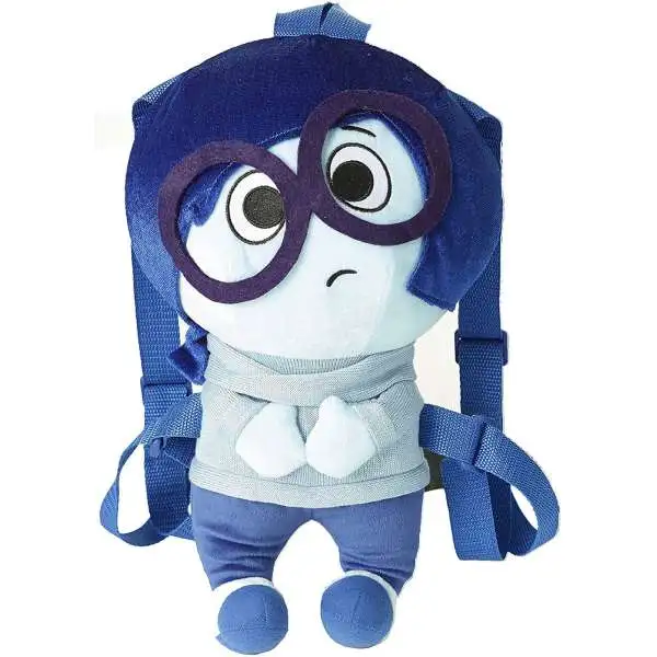 Disney / Pixar Inside Out Sadness 13-Inch Plush Backpack