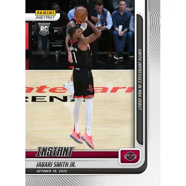 NBA Houston Rockets 2022-23 Instant Basketball Jabari Smith Jr. #7 [Rookie Card]