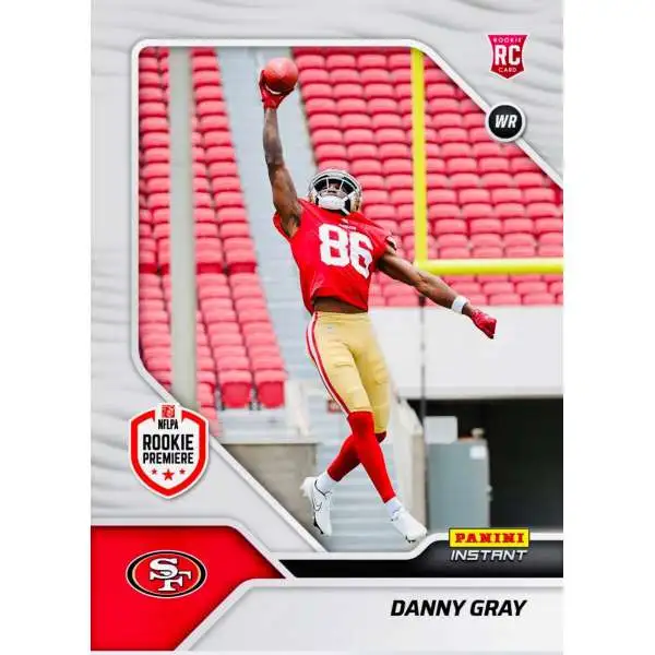 NFL San Francisco 49ers 2022 Instant RPS First Look Football 1 of 942 Danny Gray FL31 [Rookie Card]