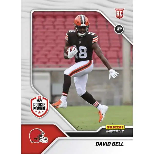 NFL Cleveland Browns 2022 Instant RPS First Look Football 1 of 942 David Bell FL30 [Rookie Card]