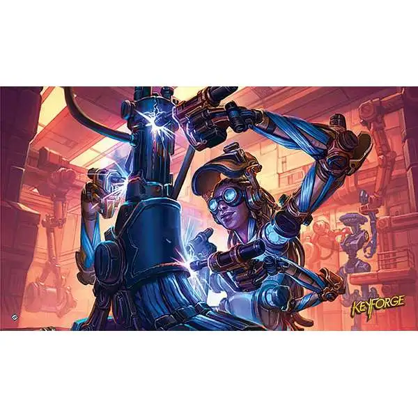KeyForge Unique Deck Game Age of Ascension In the Lab Playmat KFS11