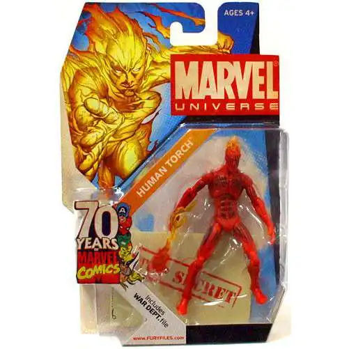 Marvel Universe 70 Years of Marvel Comics Human Torch Exclusive Action Figure