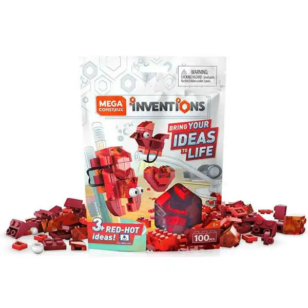 Inventions Red Brick Building Set