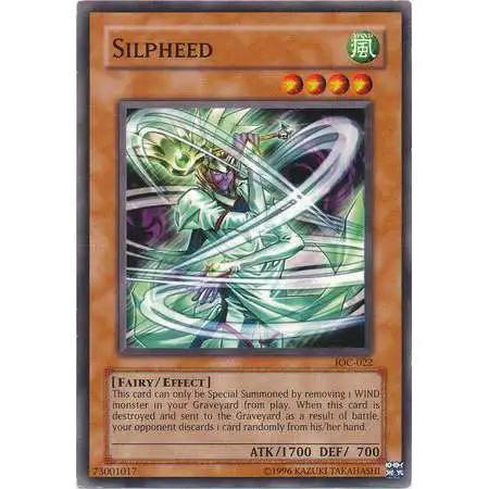 YuGiOh Trading Card Game Invasion of Chaos Common Silpheed IOC-022