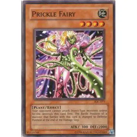 YuGiOh Trading Card Game Invasion of Chaos Common Prickle Fairy IOC-077