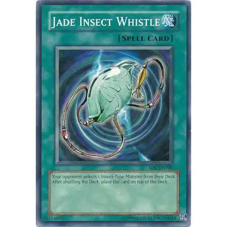 YuGiOh Trading Card Game Invasion of Chaos Common Jade Insect Whistle IOC-100