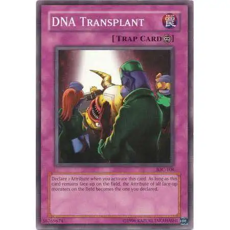 YuGiOh Trading Card Game Invasion of Chaos Common DNA Transplant IOC-108