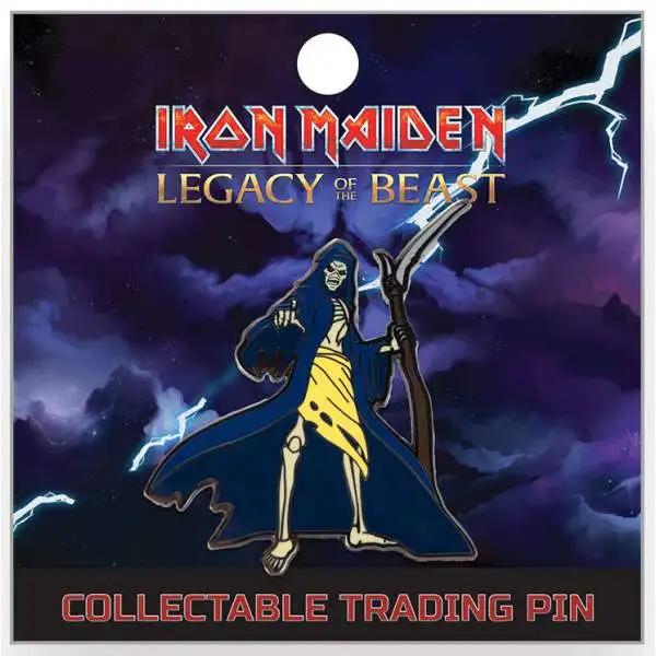 Iron Maiden: Legacy of the Beast Grim Reaper Eddie 2-Inch Lapel Pin