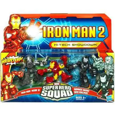 Iron Man 2 Superhero Squad Hi-Tech Showdown Action Figure 3-Pack