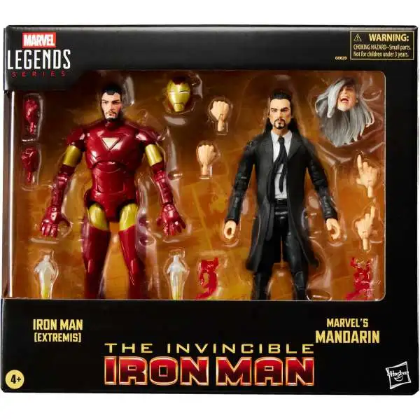 Extremis Iron Man & Marvel's Mandarin Exclusive Action Figure 2-Pack