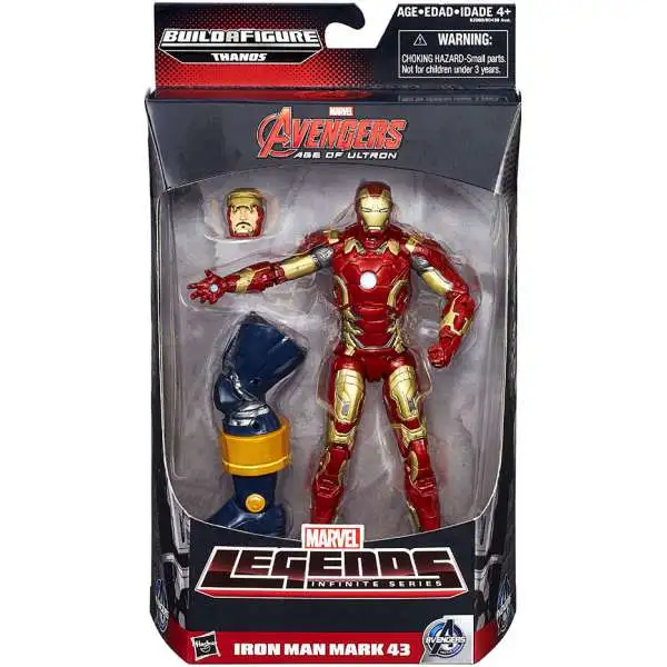 Marvel Legends Avengers Thanos Series Iron Man Mark 43 Action Figure