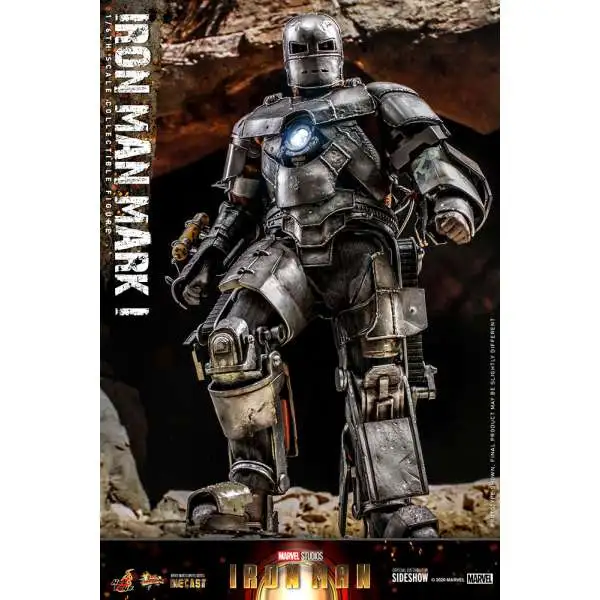Marvel Movie Masterpiece Diecast Iron Man Mark I Collectible Figure [Deluxe Version]