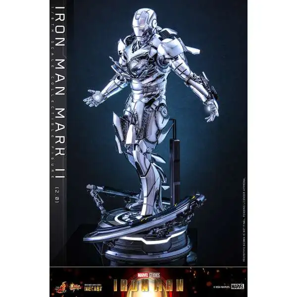 Marvel Movie Masterpiece Diecast Iron Man Mark II Collectible 1/6 Scale Figure [2.0 Version]