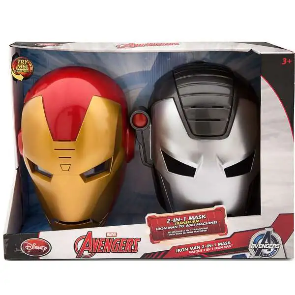 Disney Marvel Avengers Initiative Iron Man 2-in-1 Mask Exclusive Roleplay Toy