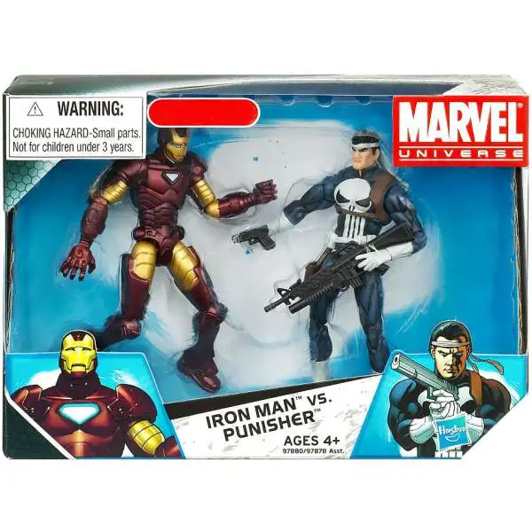Marvel Universe Iron Man vs. Punisher Exclusive Action Figure 2-Pack