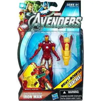 Marvel Avengers Movie Series Shatterblaster Iron Man Action Figure [Damaged Package]