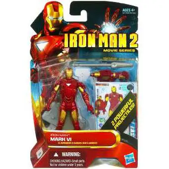 Iron Man 2 Movie Series Iron Man Mark VI Action Figure #10 [RANDOM Color]