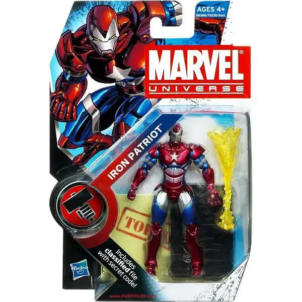 Marvel Universe Series 9 Iron Patriot Action Figure #19 [Helmet On]