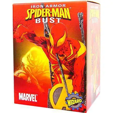 Marvel Iron Armor Spider-Man Exclusive Bust [Damaged Package]