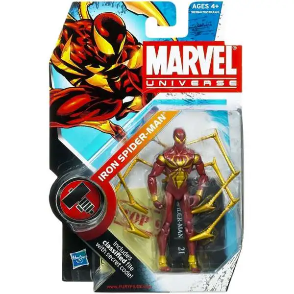 Marvel Universe Series 9 Iron Spider-Man Action Figure #21 [Solid]