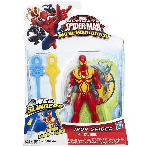 Marvel Ultimate Spider-Man Web-Warriors Web Slingers Iron Spider Action Figure